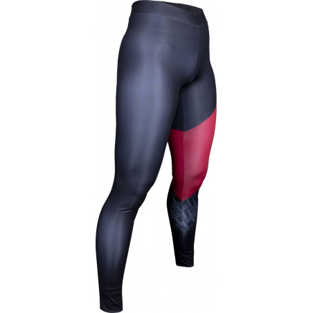 Leggings, tights ITF Color Ray -black-red, size XS