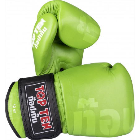 Sparring gloves Ajarn- 10 oz, green